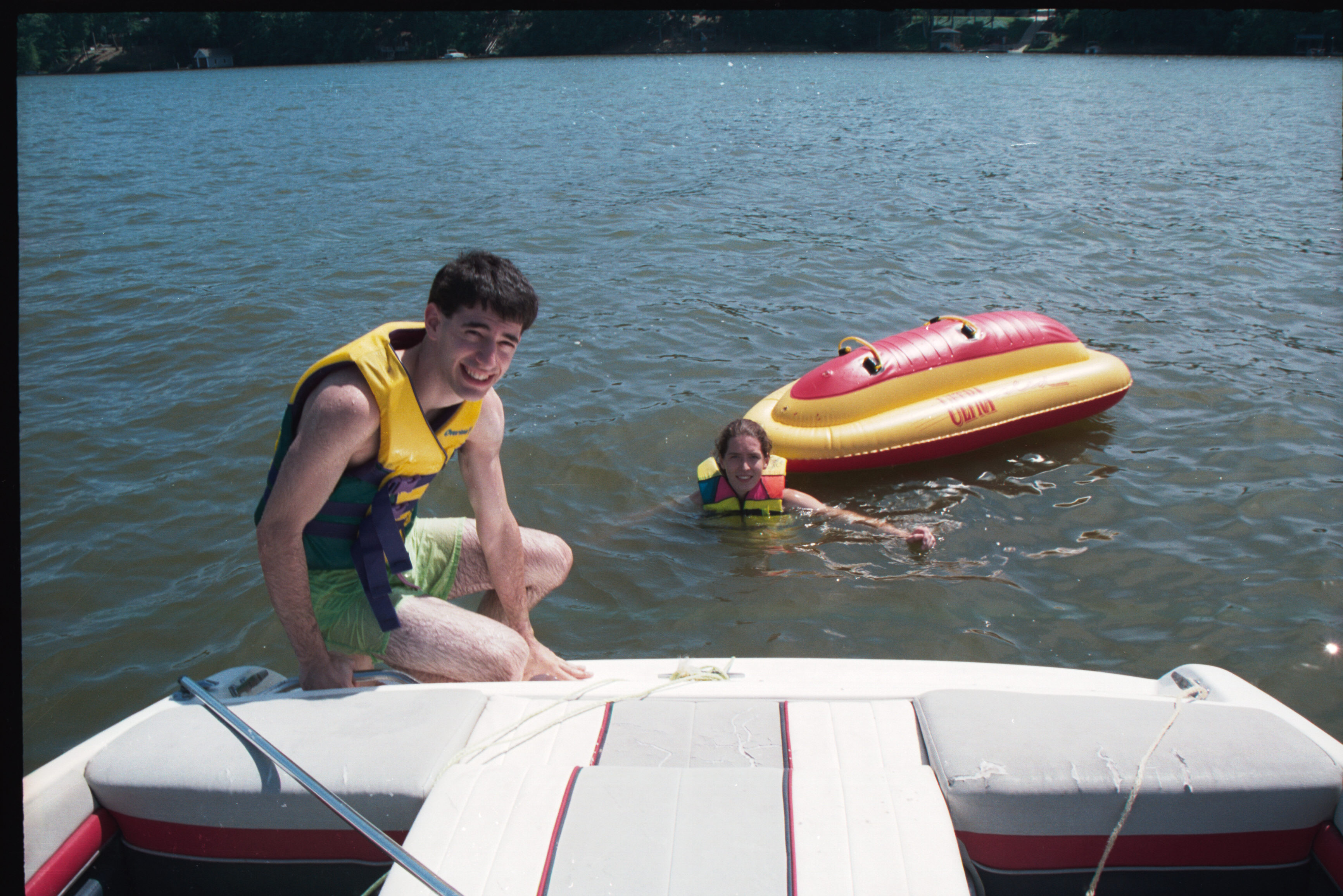 jon blair off back of boat
