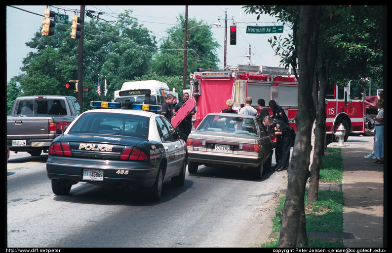 wreck at tenth and hemphill