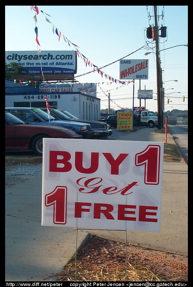 Buy One, Get One Free