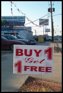 Buy One, Get One Free
