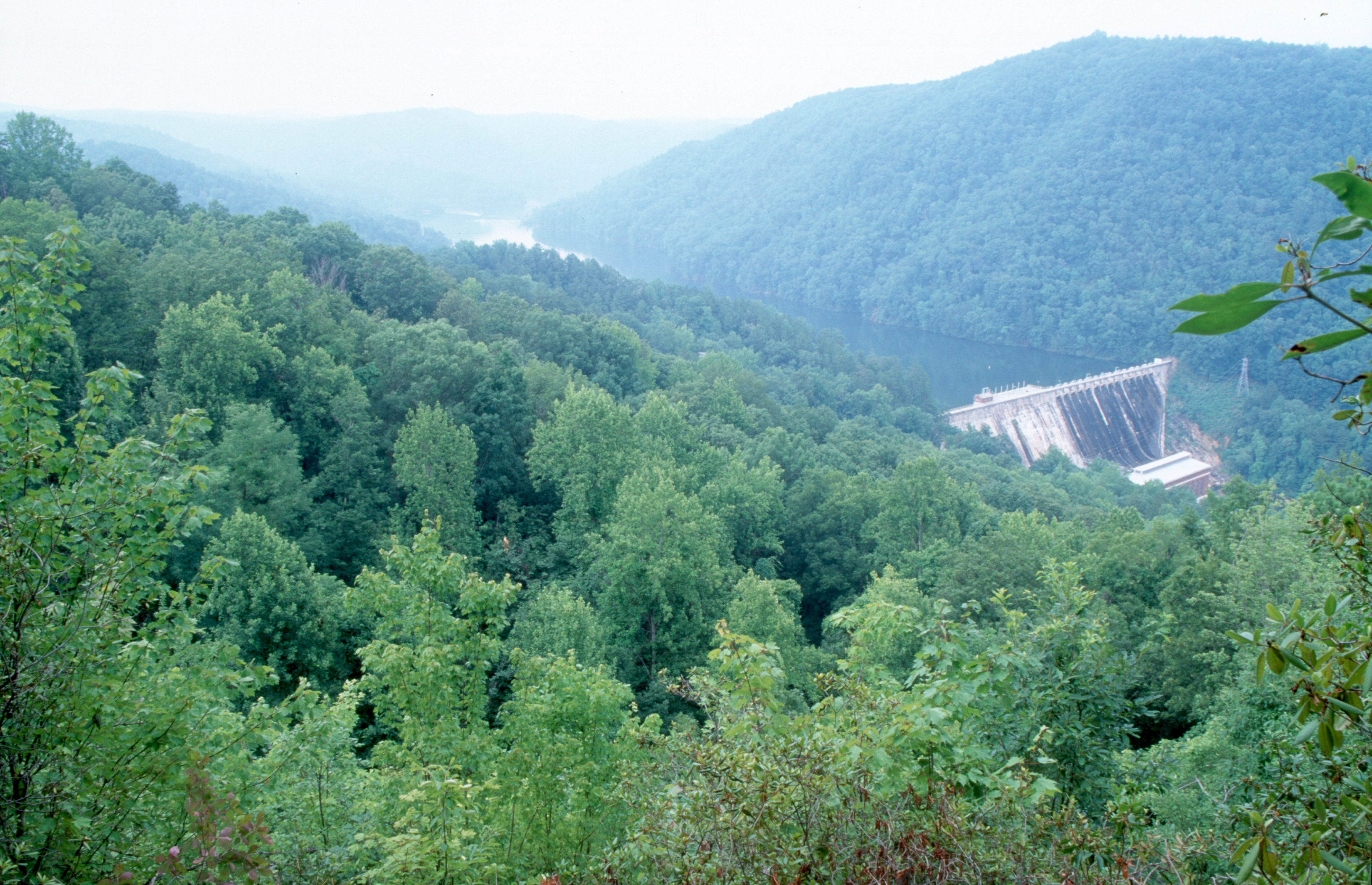 tallulah power plant from the top