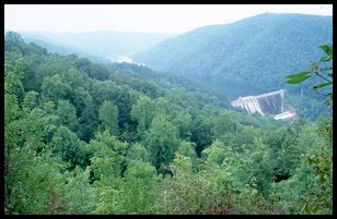 tallulah power plant from the top