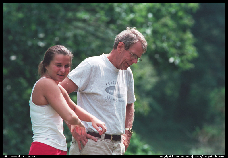 girl and dad