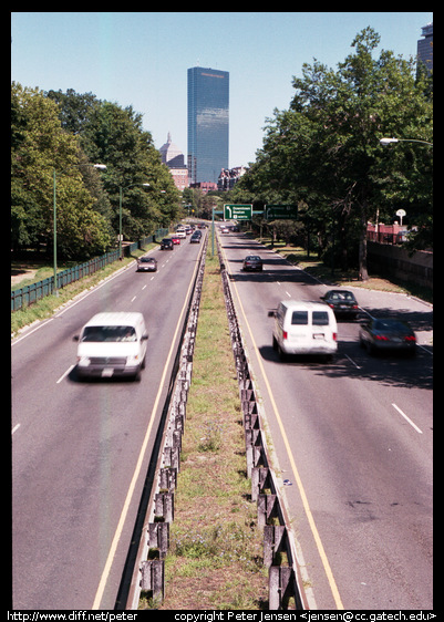 from footbridge