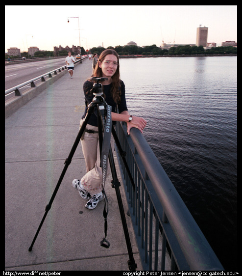 Blair on Harvard bridge