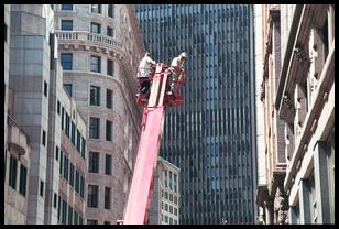 men on crane
