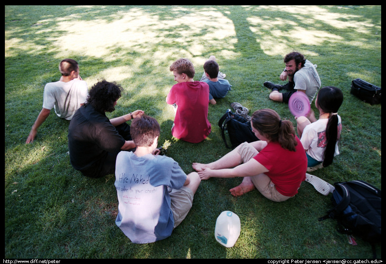 group with shadow