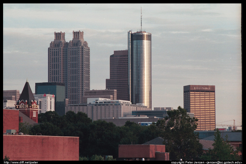Tech Tower and downtown