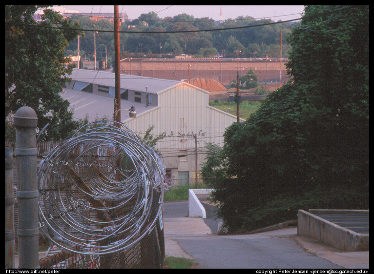 northside tower down the razor wire 2