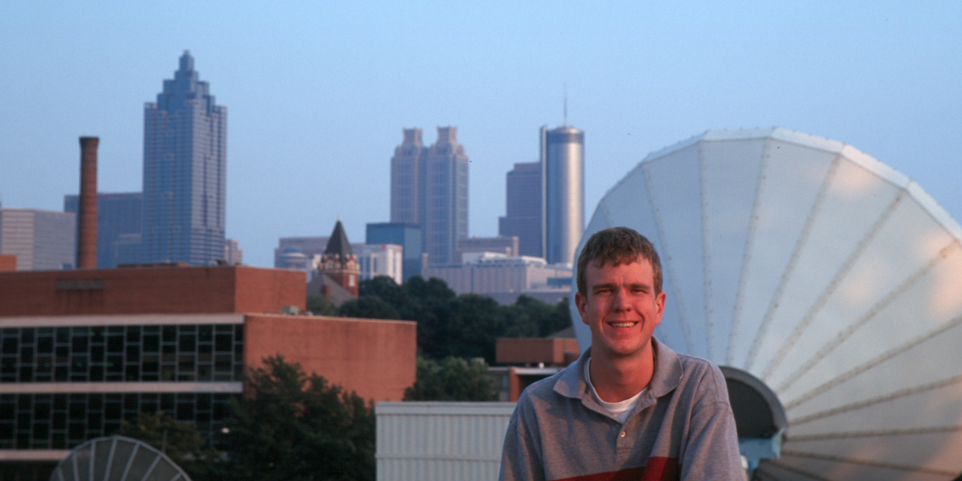 self portrait on top of van leer 2