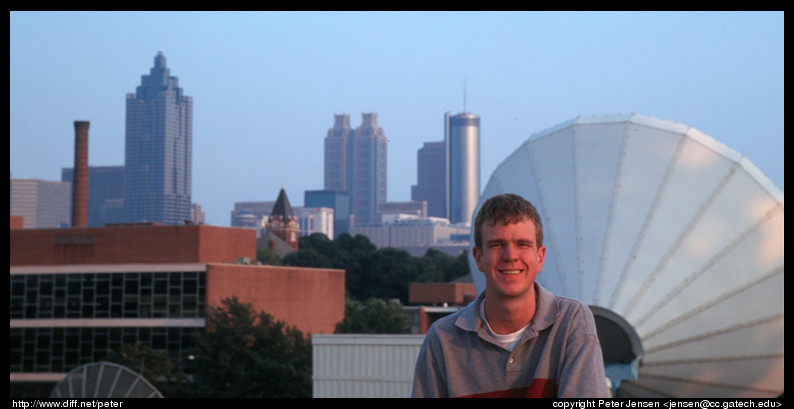 self portrait on top of van leer 2