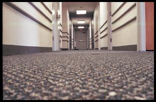 Matheson 2nd hallway on floor