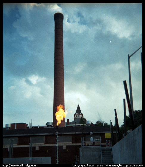open flame