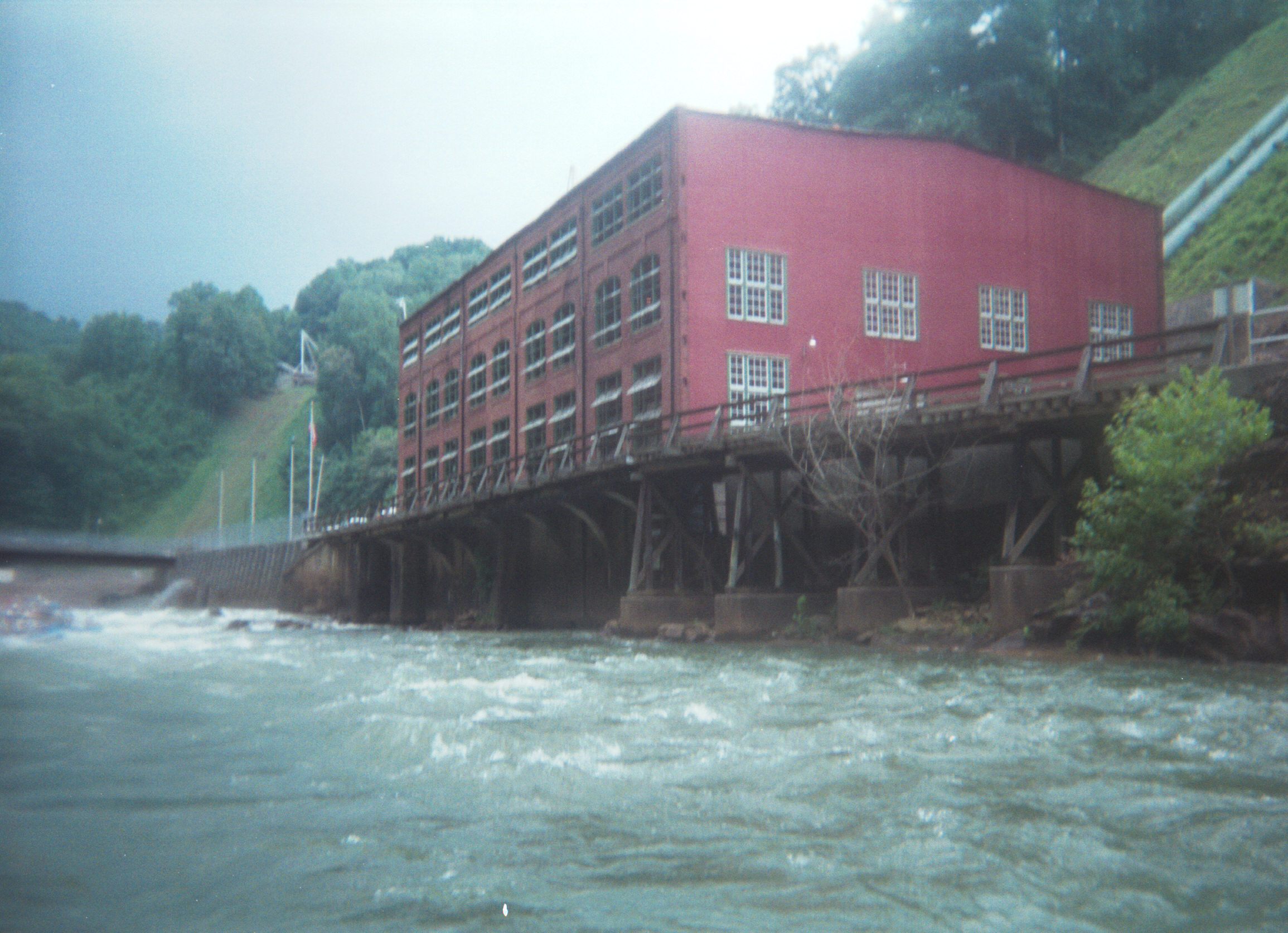 power plant from river
