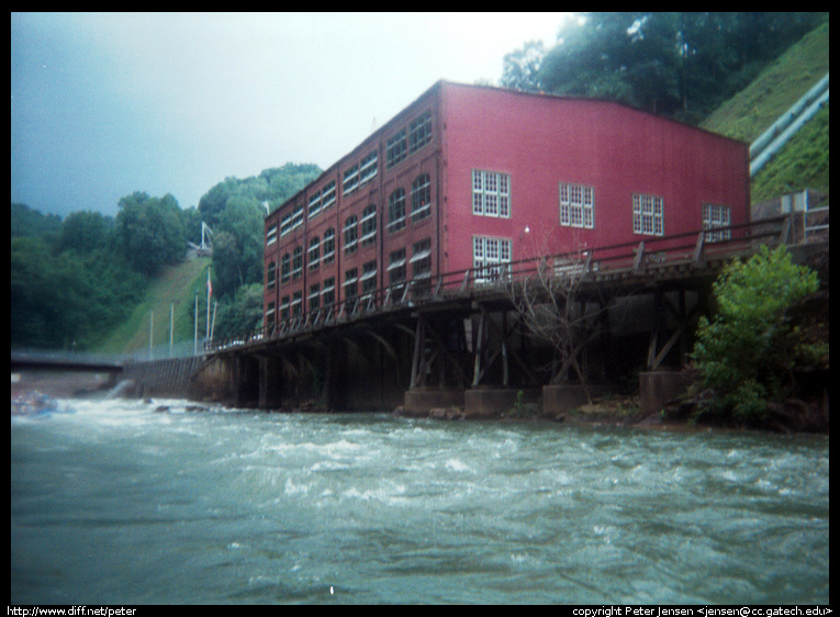 power plant from river