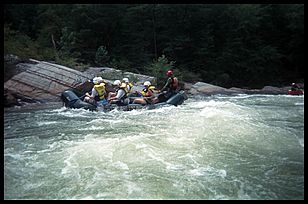 rafting