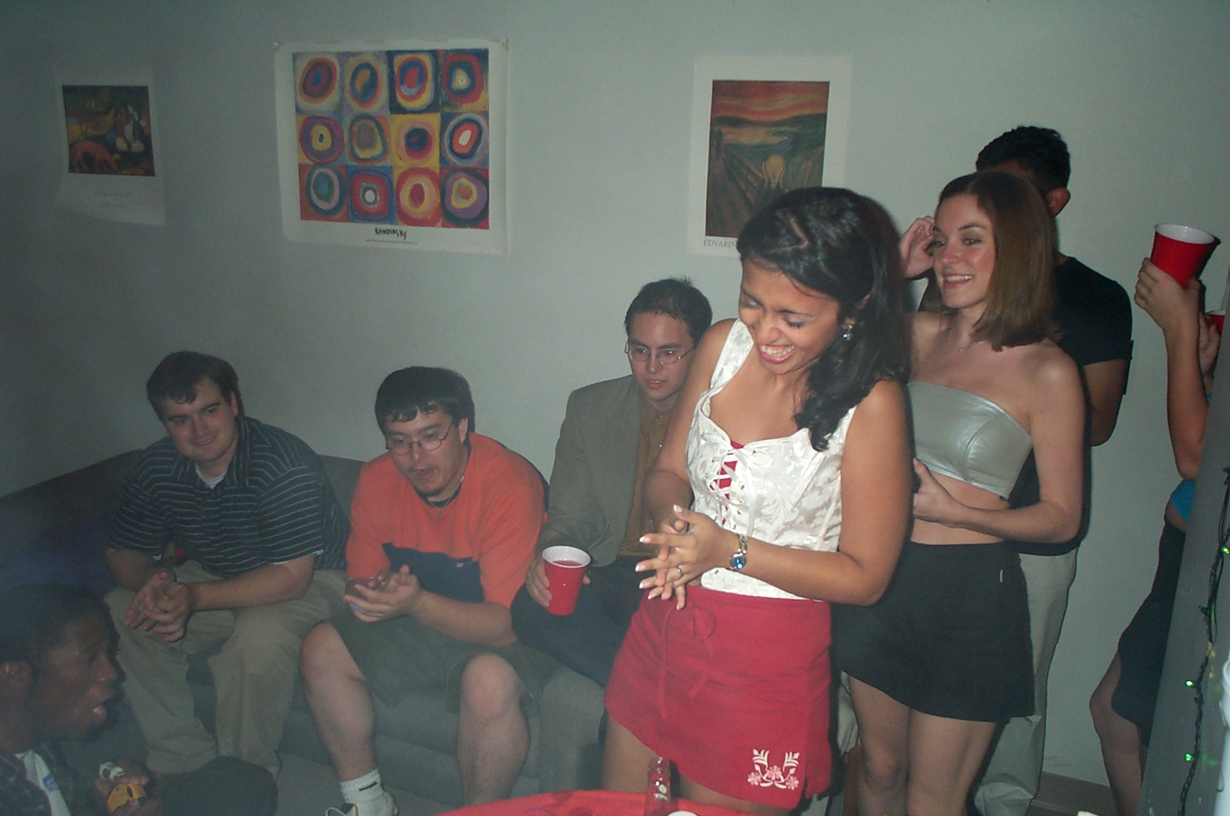 Brinda after candles