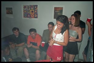 Brinda after candles