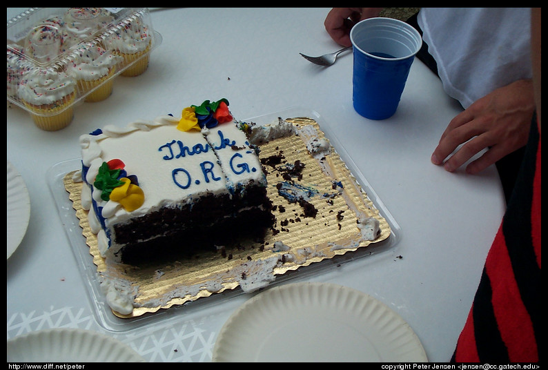 ORGT appreciation cake