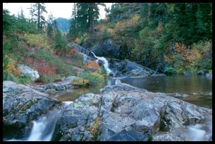 Snow Lake falls