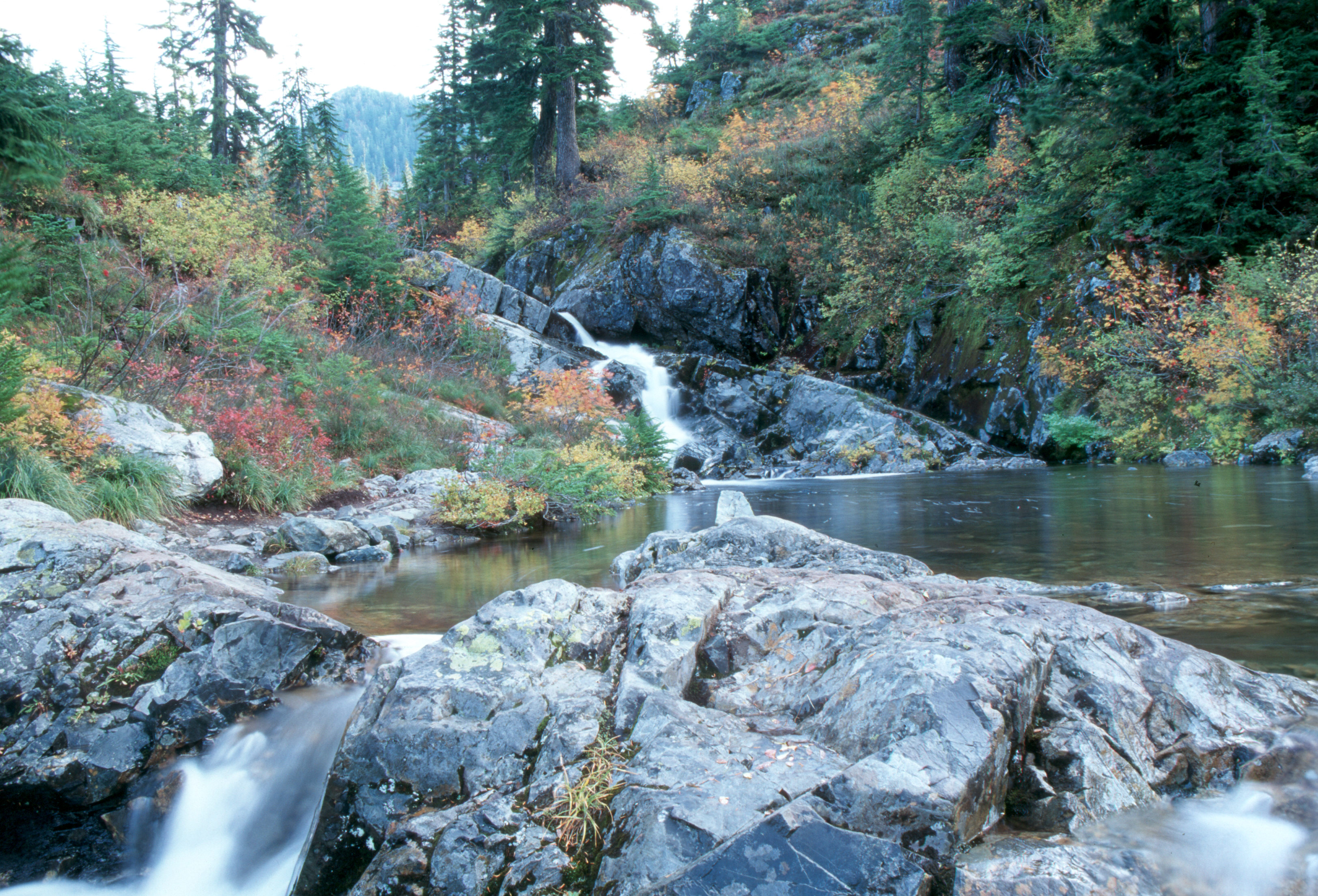 Snow Lake falls