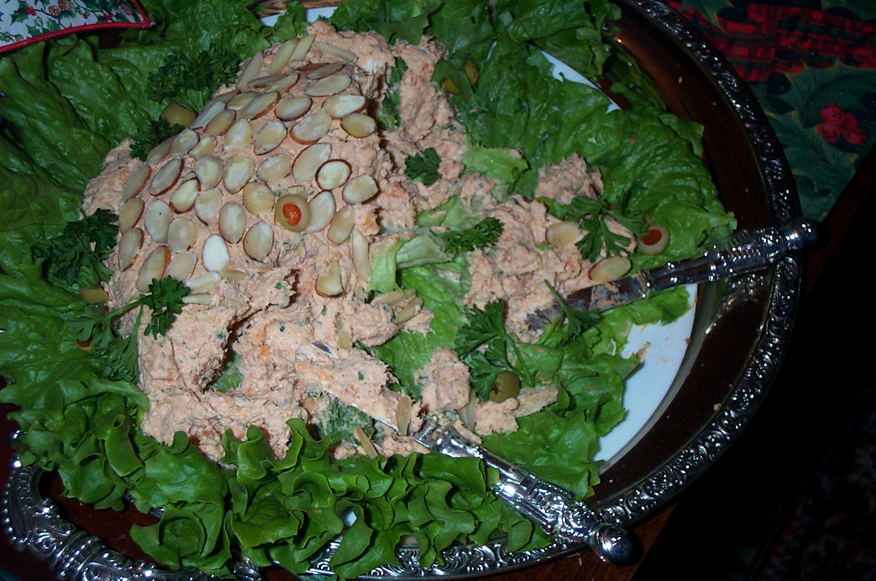 salmon dip, post-consumption  