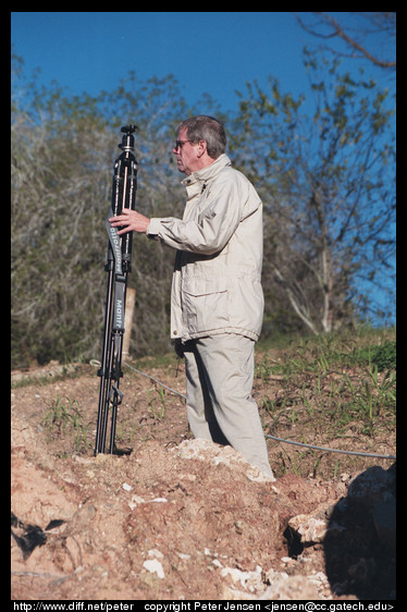 dad with tripod