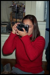 Anni with Marigny's camera