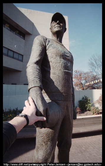 touching Bobby Dodd
