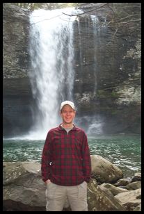 Peter at the falls