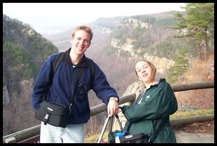 Chris and Kim at the overlook