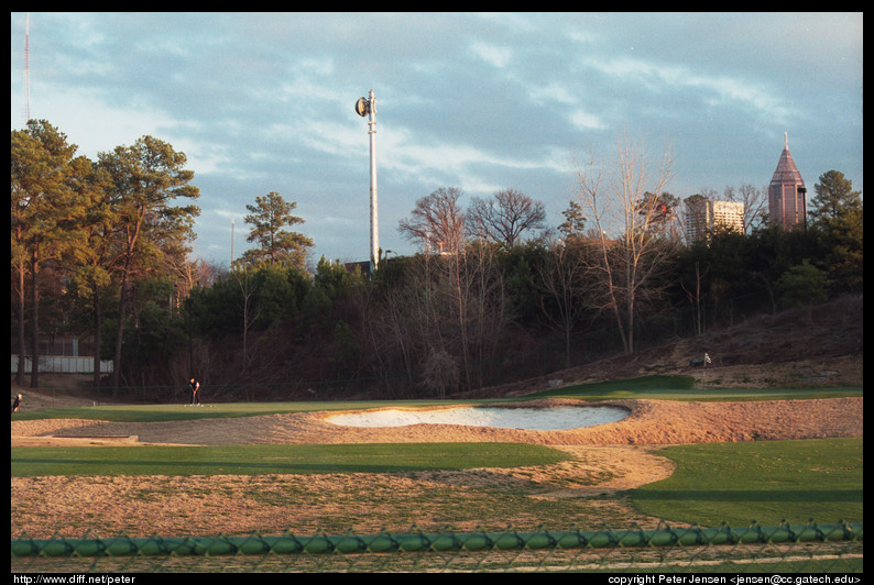 golfing