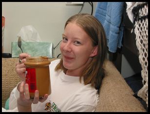 Jessica vs. peanut butter