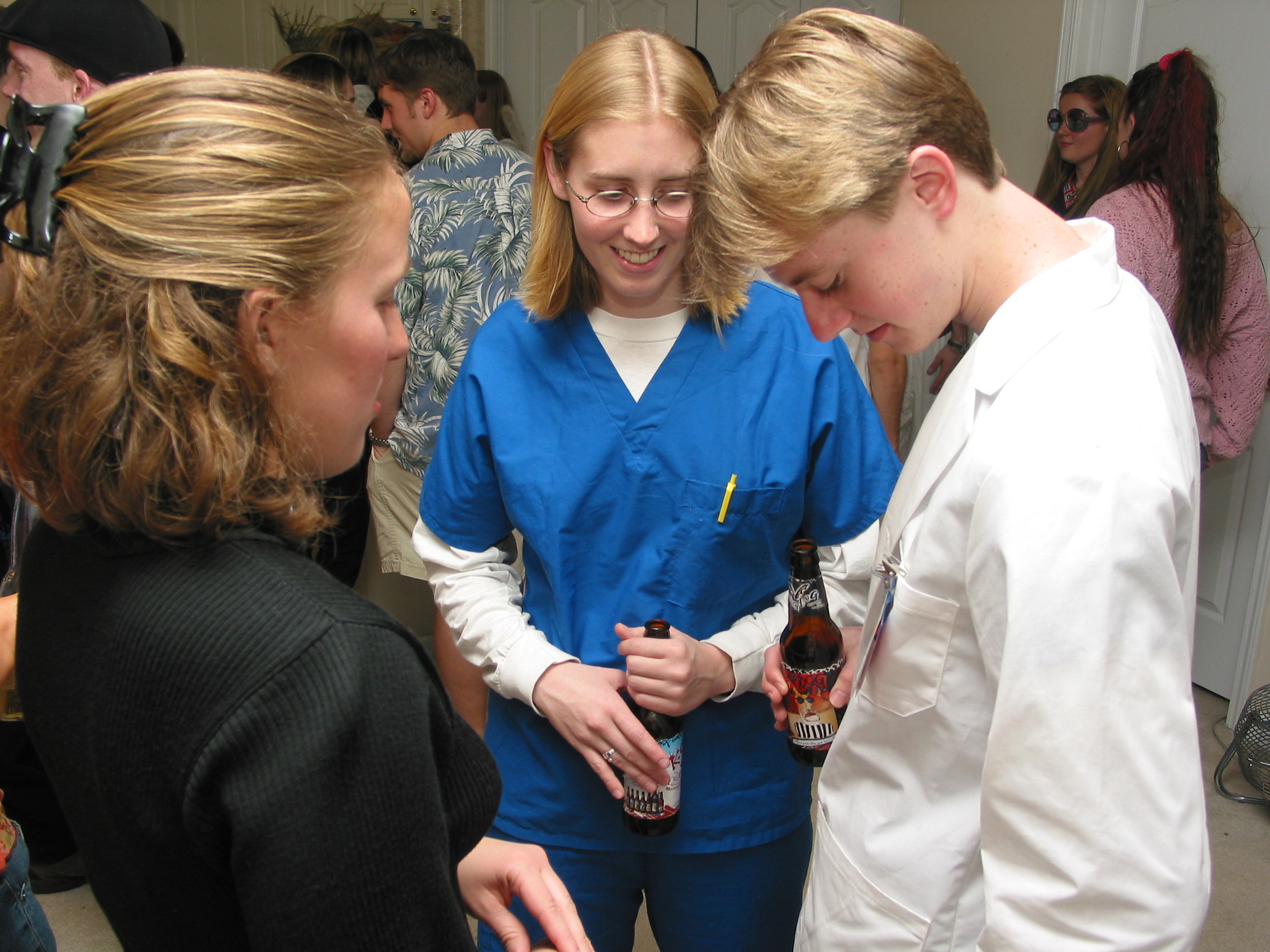 Kim and Amy going to Dr. Love for treatment