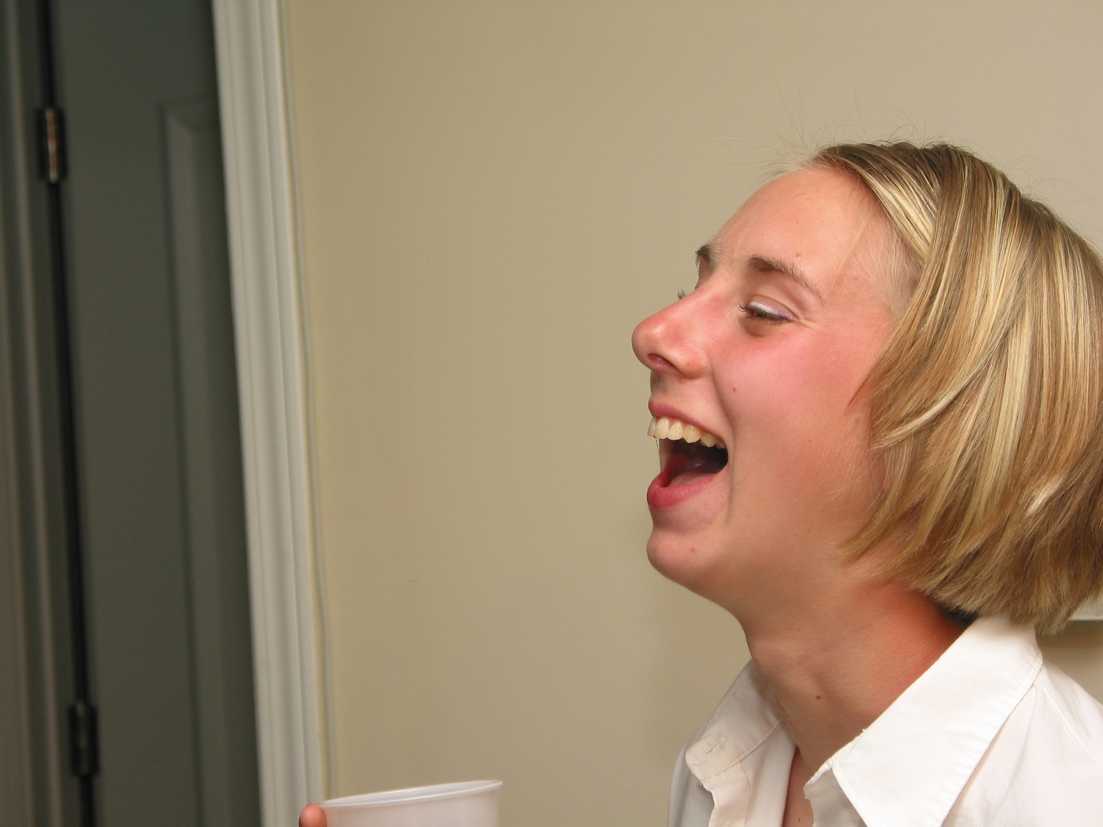 Alison laughing