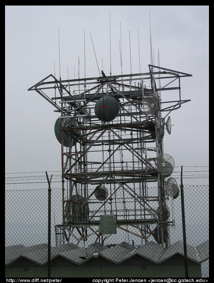 radio towers on Mt. Diablo