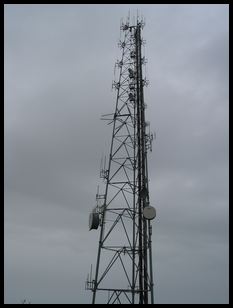 radio towers on Mt. Diablo