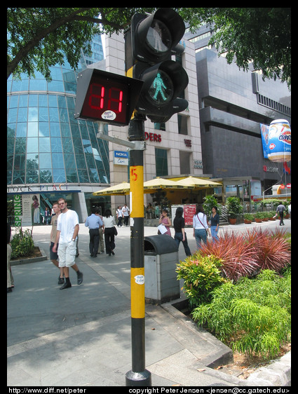 cross-walk time remaining