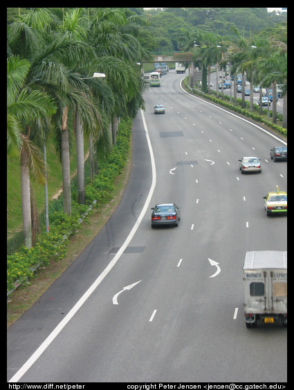 gotta love those road markings