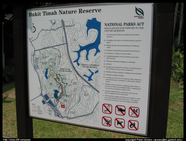 Buket Timah map