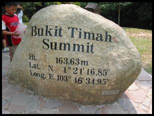 Bukit Timah summit