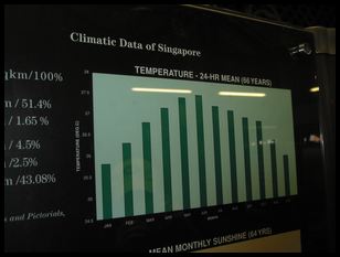 Singapore temperature graph