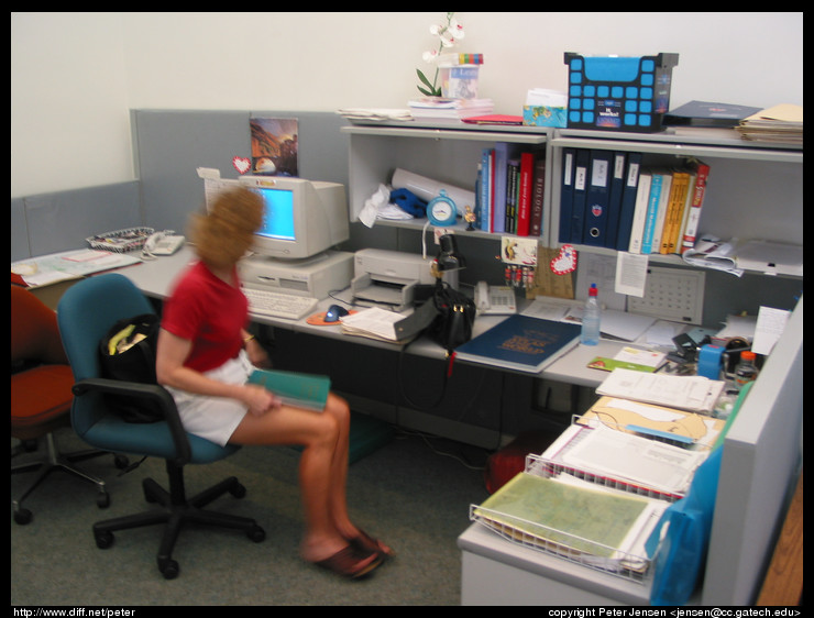 Meredith in SAS office