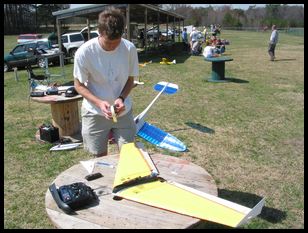 me, fixing the winglet