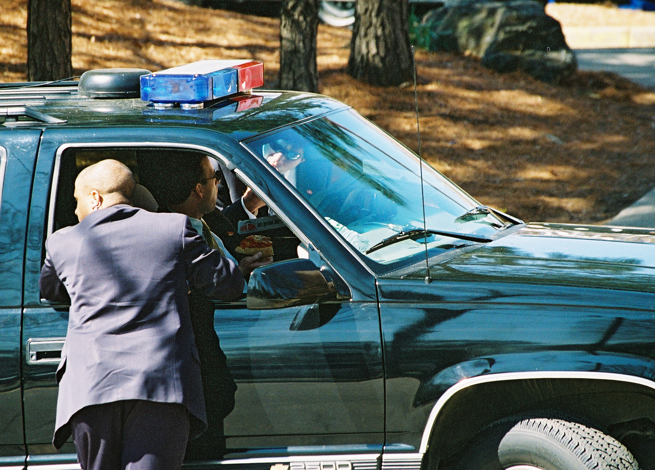 SS officers taking lunch