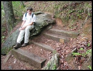 Charles with stairs