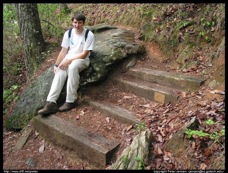 Charles with stairs