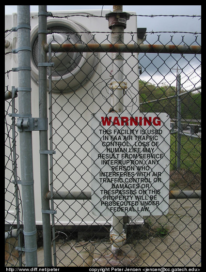 FTY approach gear warning sign