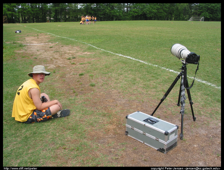 Eric and the lens