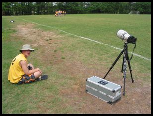 Eric and the lens